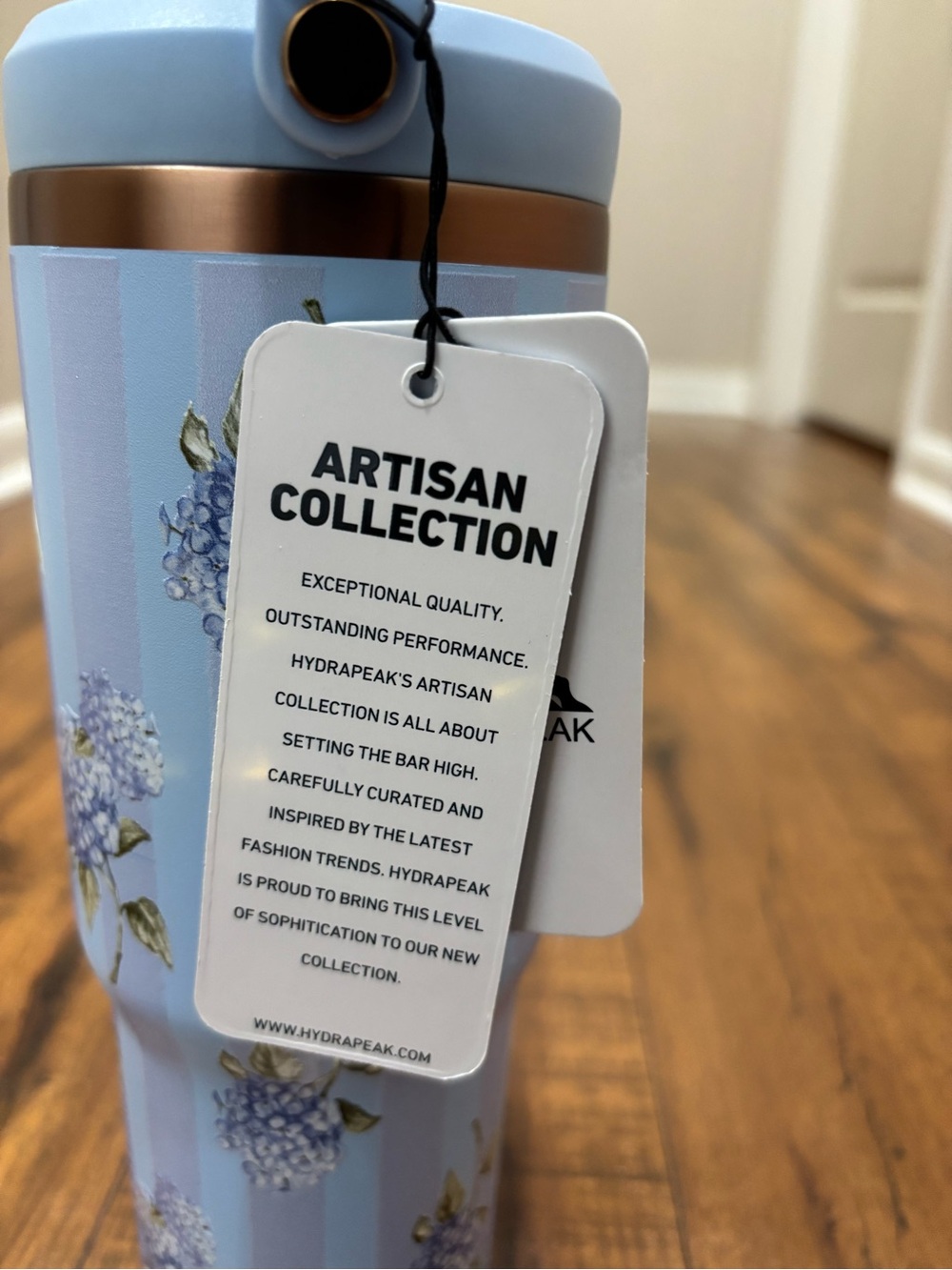 Hydrapeak Hydrangea Flower Garden Cottagecore Botanical Mother’s Day Tumbler - Picture 6 of 13
